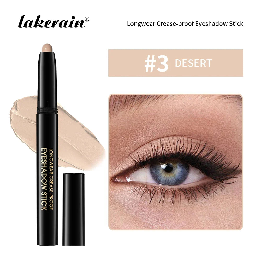 12 Colors Eyeshadow Pencil Stick Shimmer And Matte Waterproof Glitter