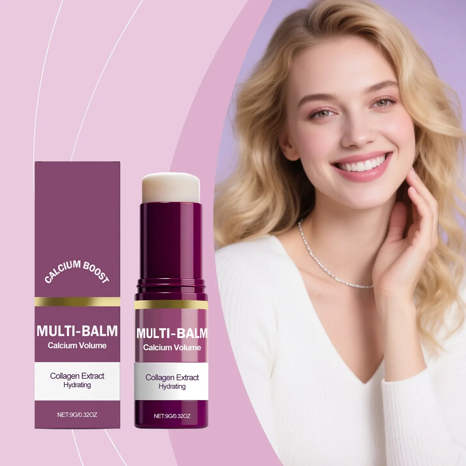 Anti-Aging Calcium Multi Balm Hydrating Firming Volume Soothing Brighten Skin