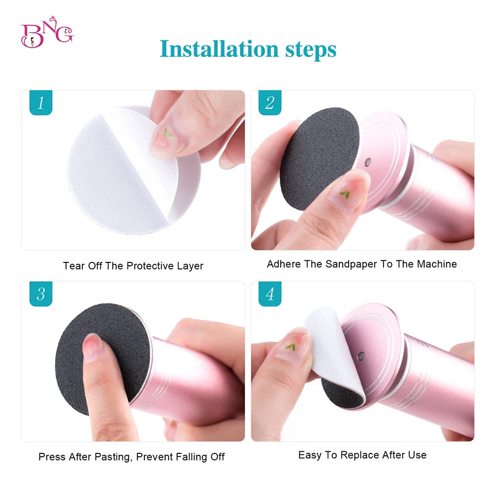 Foot Cuticle Calluses Removal Replaceable Sandpaper Disc