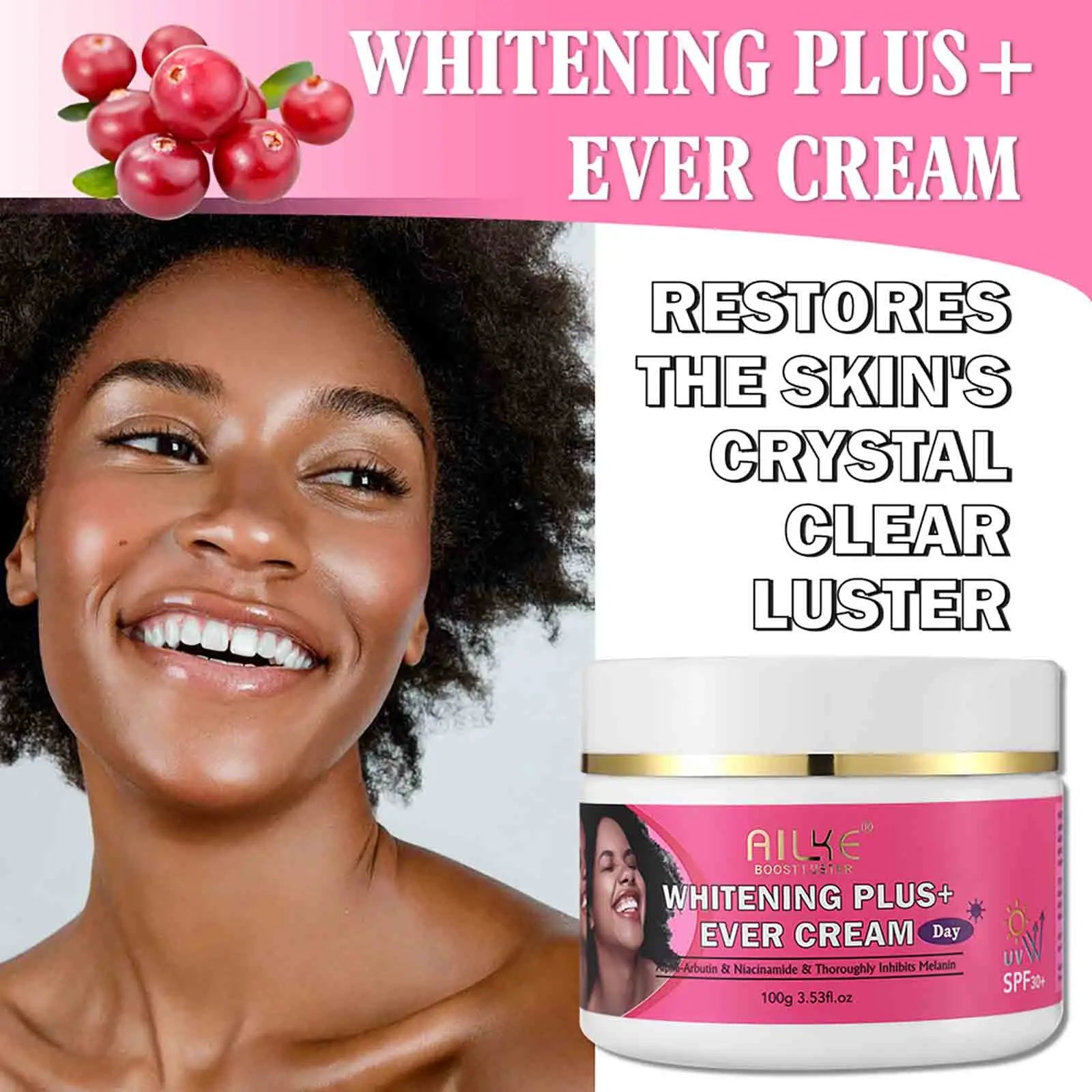 AILKE Natural Skin Brightening Set, Clean Darkness Improve and Dry Skin