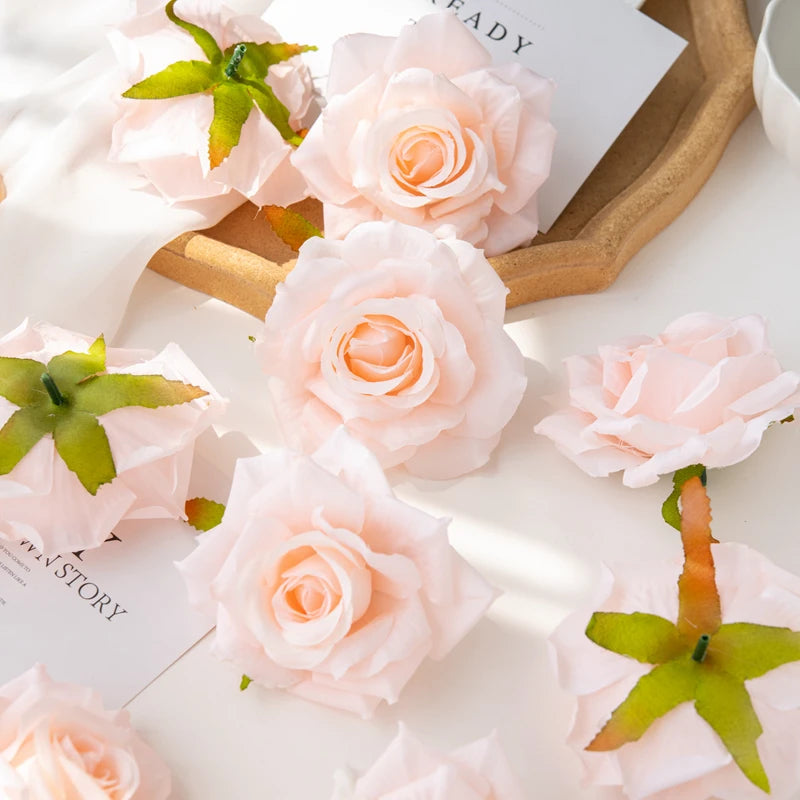 Wholesale Artificial Flowers for Scrapbook Christmas Home Decor Wedding Garden